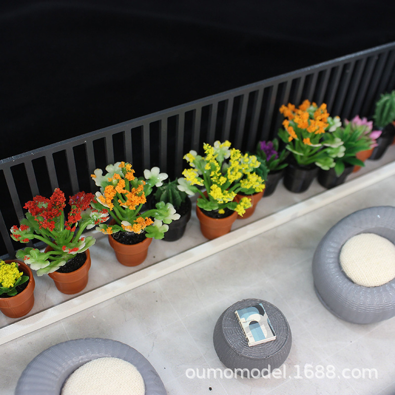 Succulent Set - Mini Simulated Plants Cactus Succulent Flower