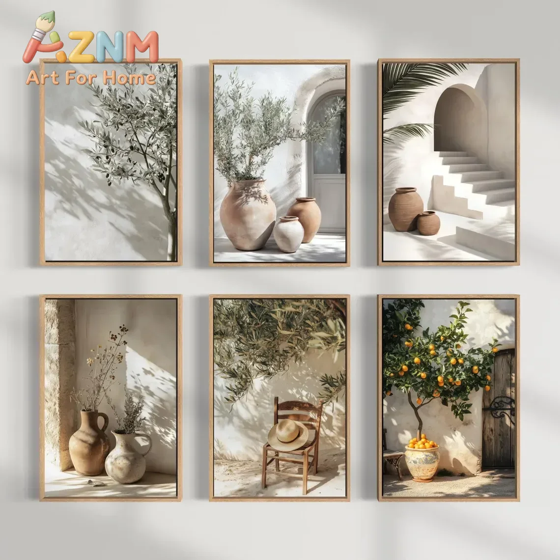 AZNM Mediterranean Neutral Can - đánh giá và giá Terracotta Pot