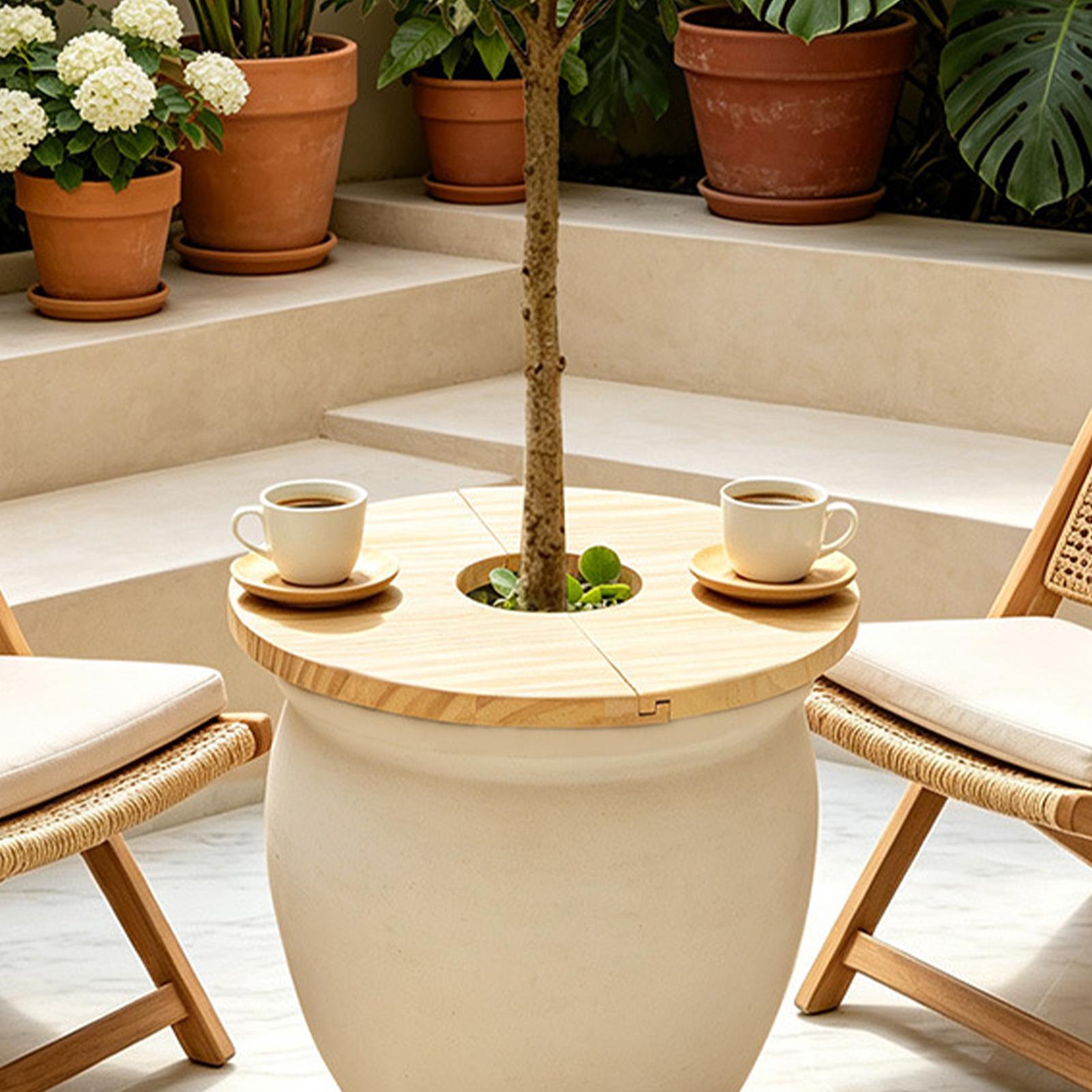 Flower Pot Covers Wooden Split - đánh giá và giá Terracotta Pot