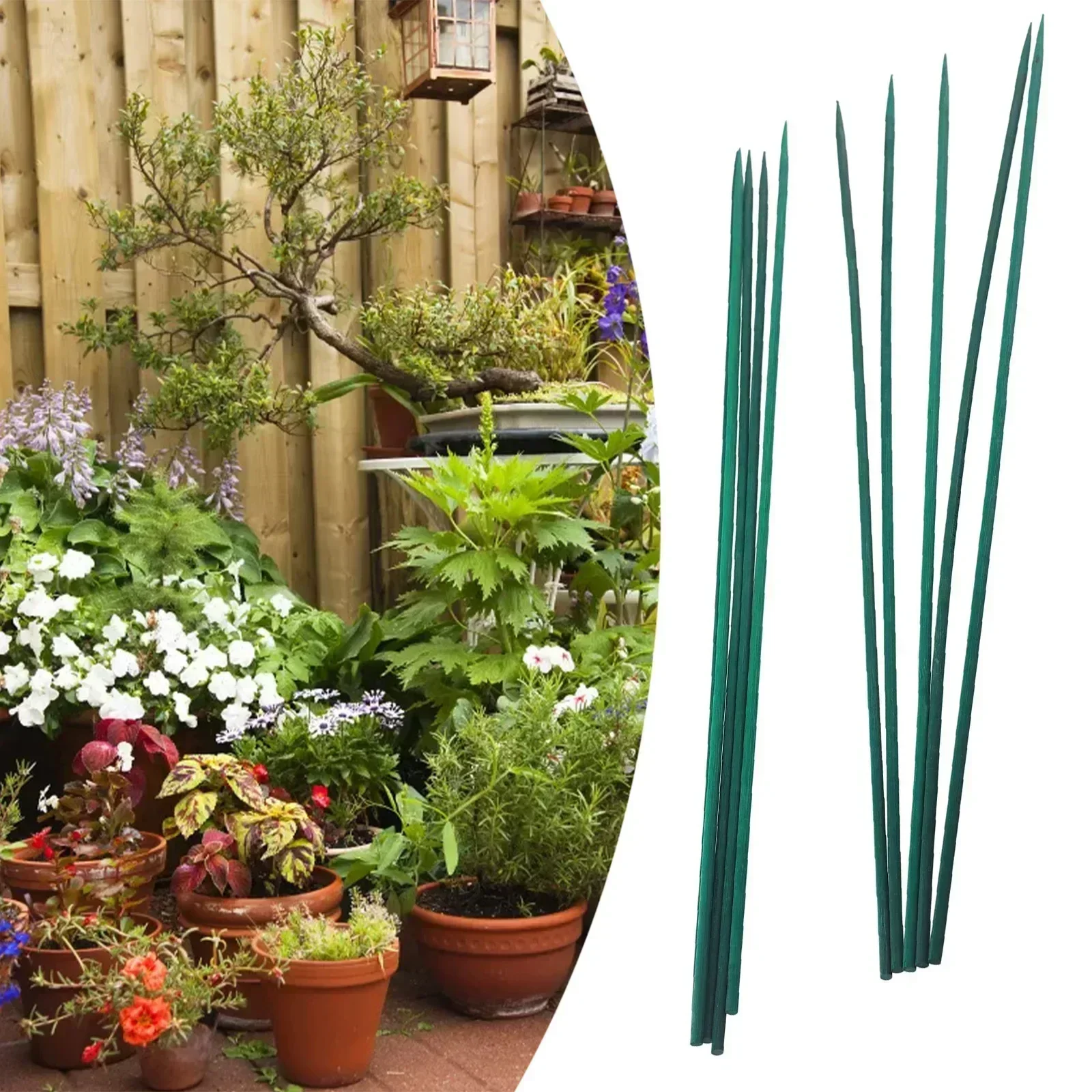 10pc 40cm Plant Stake KIT Wood - đánh giá và giá Plant Support Stake