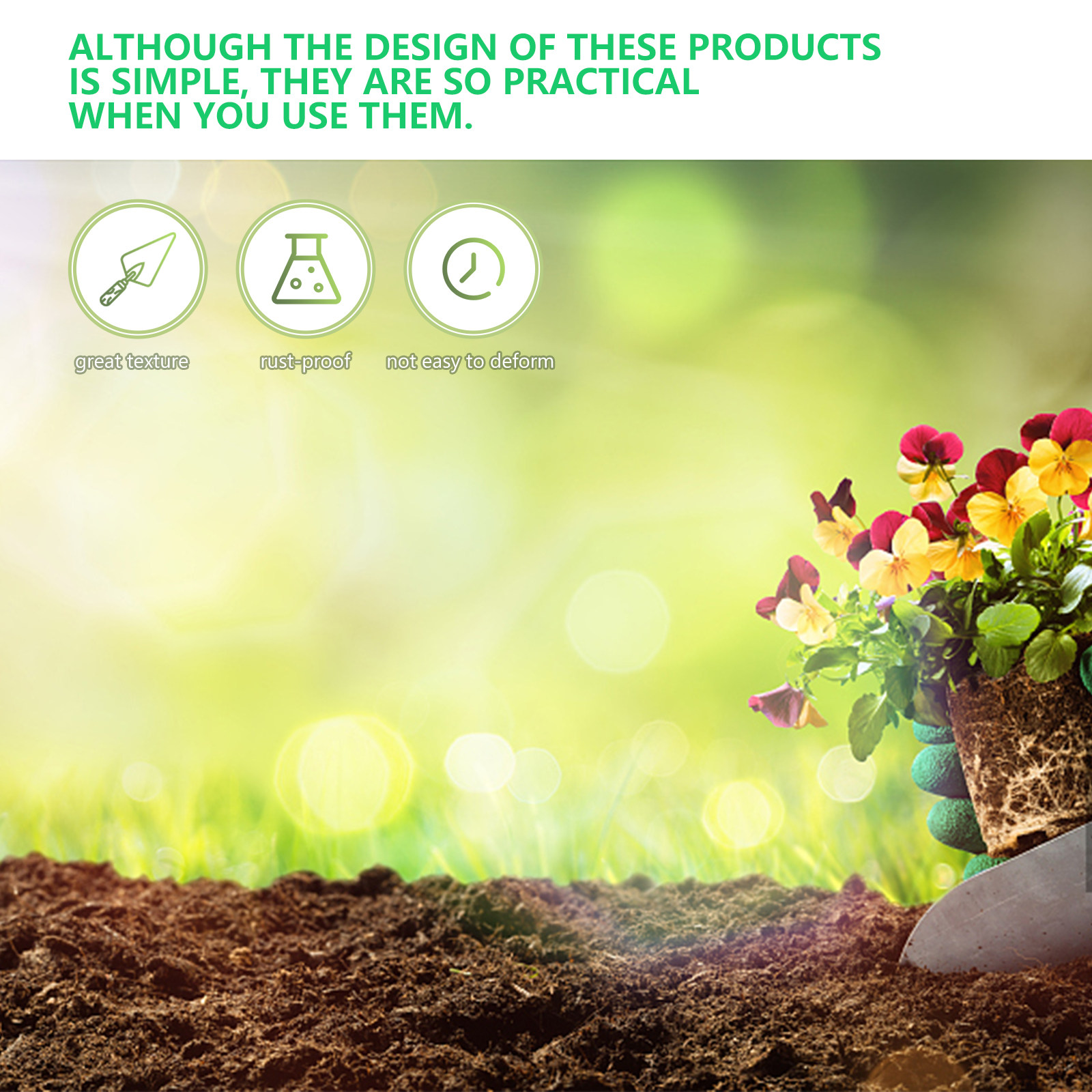 2Sets Garden Tool Set Plastic  - đánh giá và giá Succulent Set