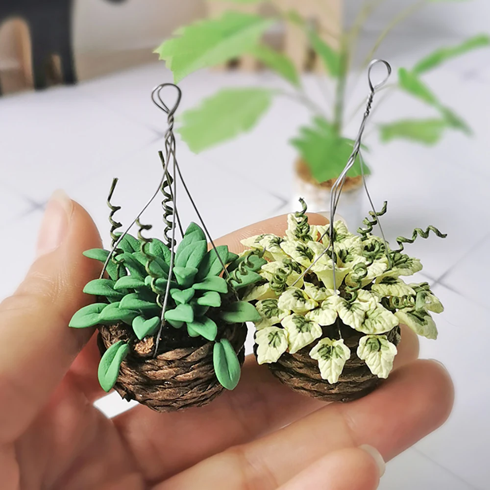 Năm 1/12 Nhà Búp Bê Mini Xanh  - đánh giá và giá Terracotta Pot