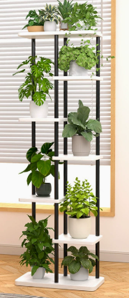 Multi‑Tier Metal Wood Plant St - đánh giá và giá Indoor Plants