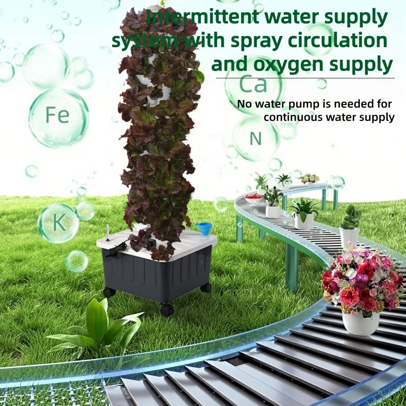 Hydroponic Planting Tower Inte - đánh giá và giá Indoor Plants