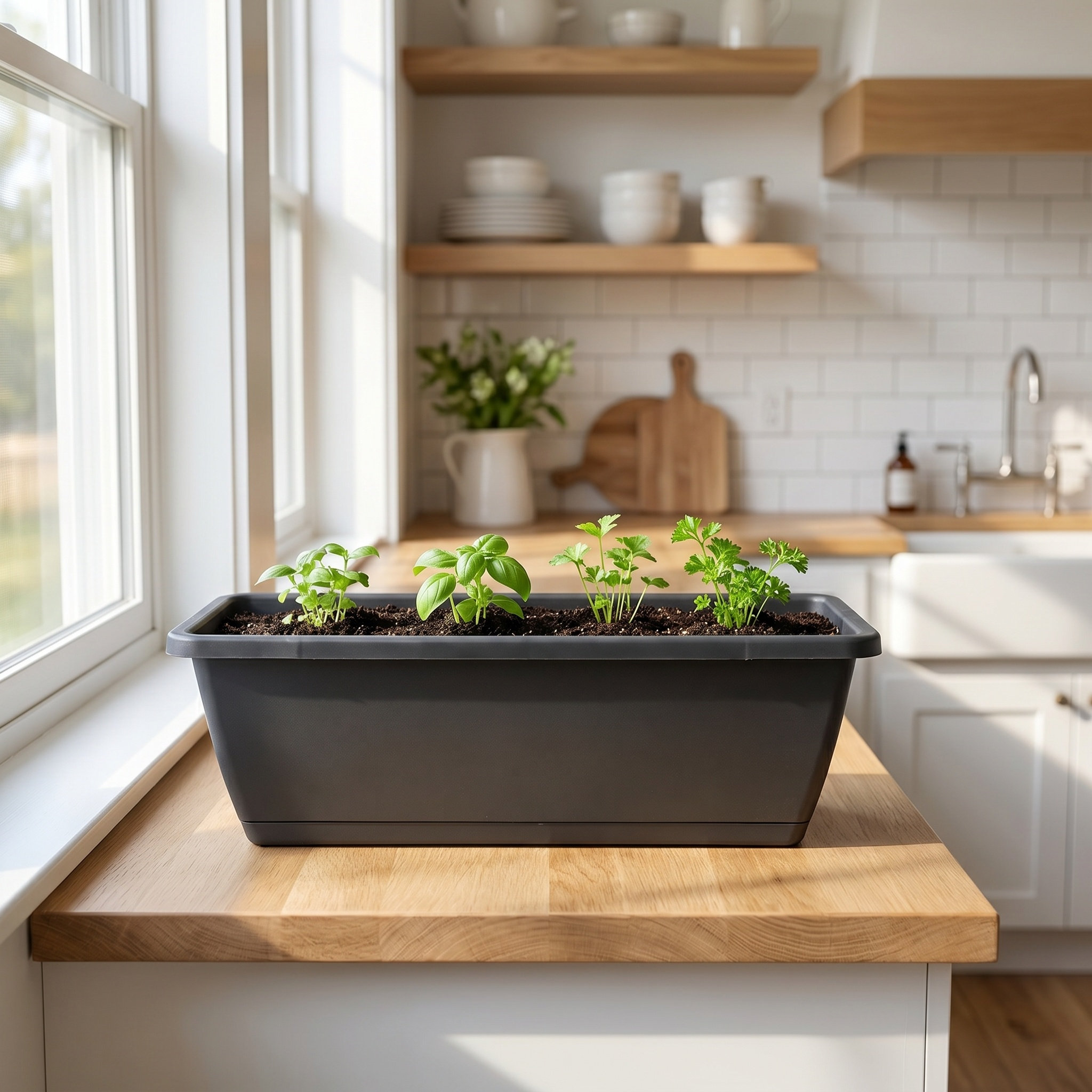 Rectangular Resin Planters Set - đánh giá và giá Succulent Set