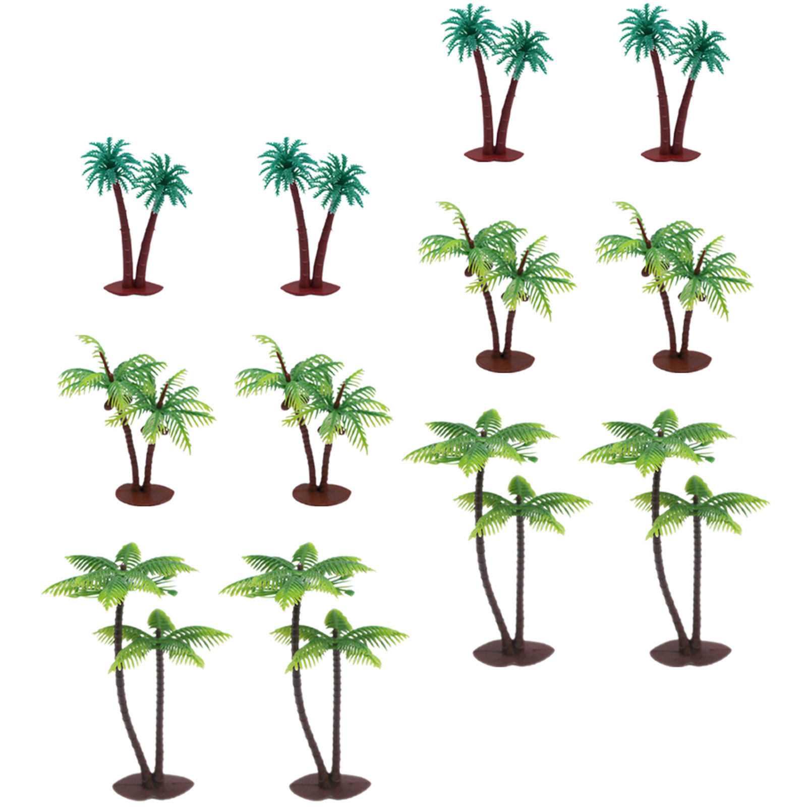 12Pcs Coconut Tree Simulation  - đánh giá và giá Indoor Plants