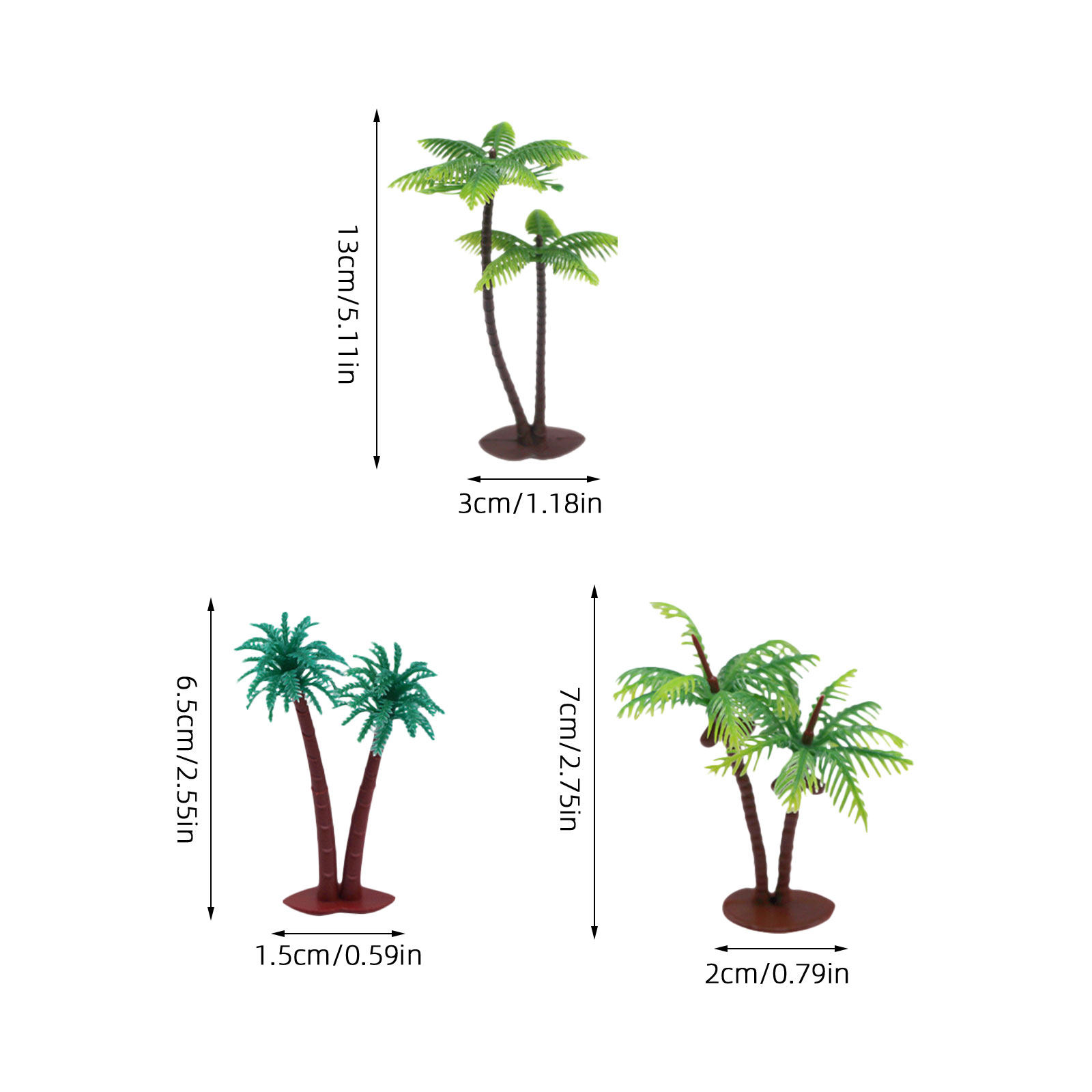 12Pcs Coconut Tree Simulation  - đánh giá và giá Indoor Plants